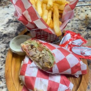 CHICKEN SHAWARMA SANDWICH